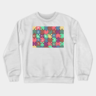 Autism Awareness Design Support Crewneck Sweatshirt